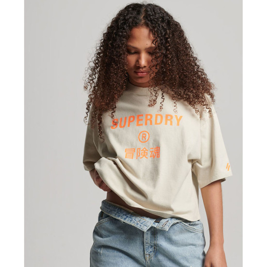 Superdry Γυναικεία κοντομάνικη μπλούζα Code Core Sport T-Shirt